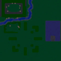 Minimap of HeroSiege Elvish Lands