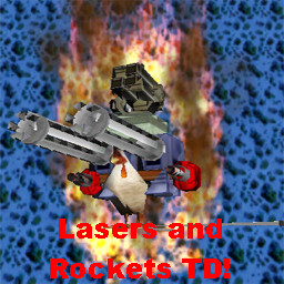 Minimap of Lasers & Rockets TD v. 1.01