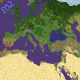Minimap of Crusade over Europe 1.48