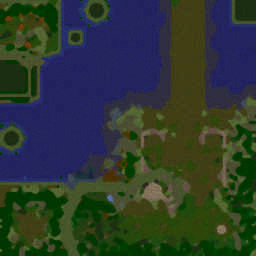 Minimap of Battle of Mount Hyjal