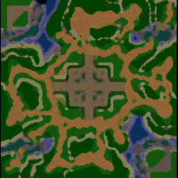 Minimap of Lost Temple Heroes 1.72