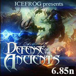 Minimap of DotA v6.85ne13